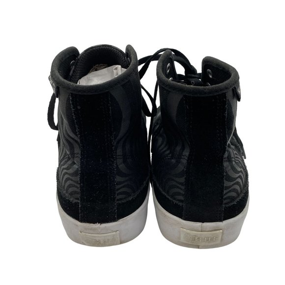 HUF worldwide mens skate high tops size 6 black skateboarding main image 7